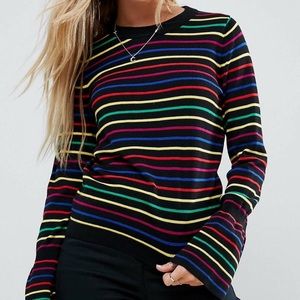 ASOS Rainbow Stripe Sweater